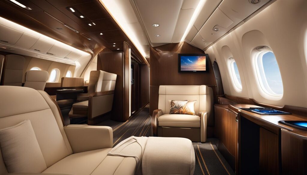 luxury air travel